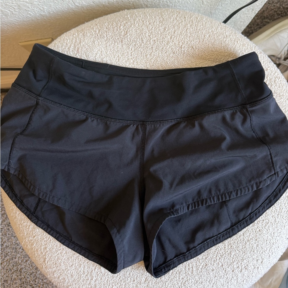 Lululemon Athletica Black Athletic Shorts Lightweight Performance